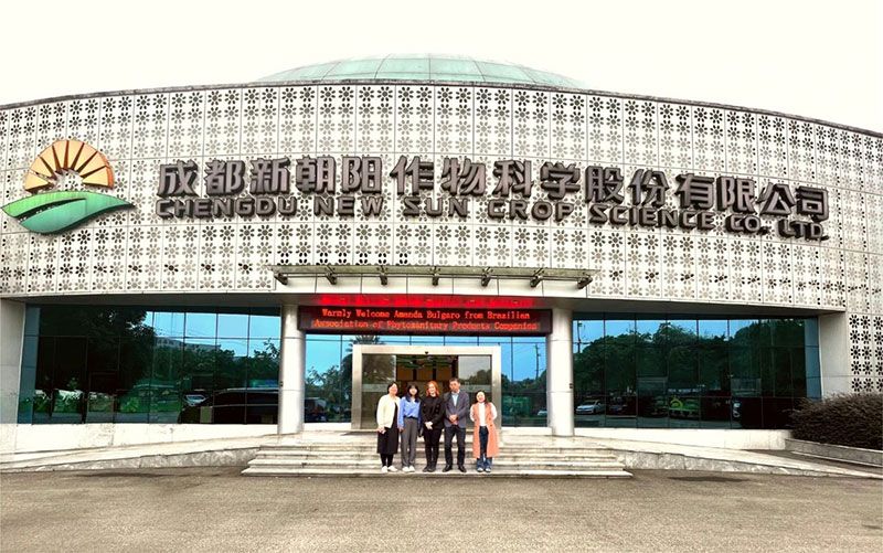巴西國家植物保護產品協(xié)會專家訪問新朝陽，共探生物農業(yè)合作新機遇